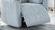 Furniture of America® Belper Sky Blue Power Glider Recliner with Swivel-2