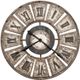 Howard Miller® Edon Aged White Wall Clock-0
