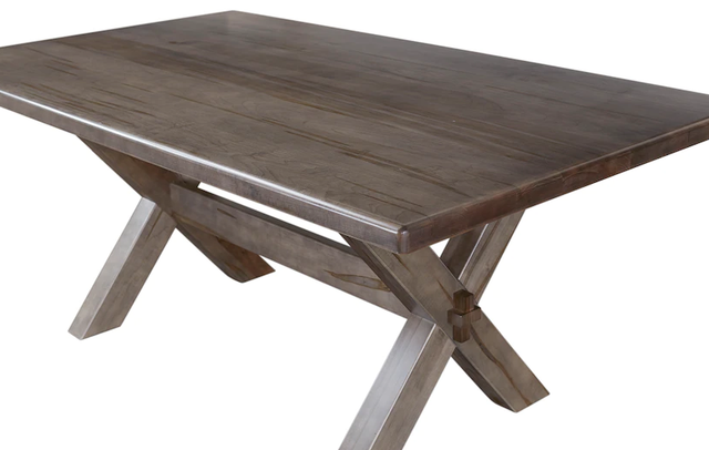 Bassett® Furniture Customizable BenchMade Crossbuck 72" Dining Table-2