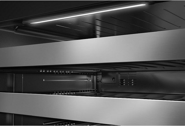Kitchenaid® 24" Stainless Steel Undercounter Wine Cooler with Full-Extension Metal-Front Racks-4
