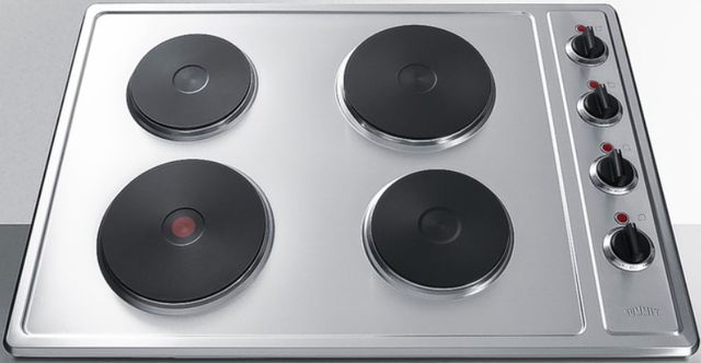 Summit® 30" Stainless Steel Electric Cooktop-1