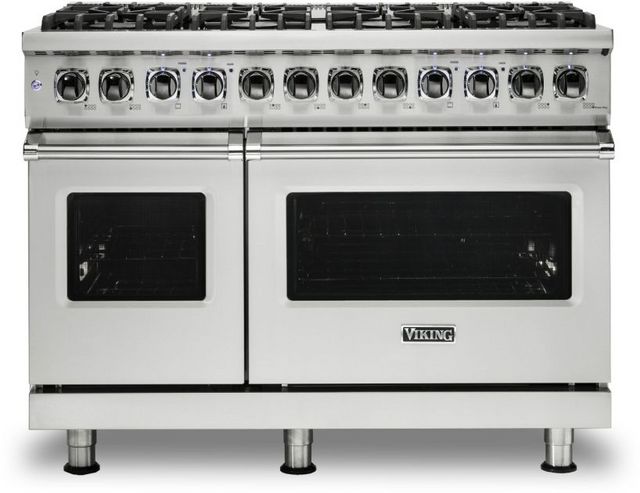 Viking® 5 Series 48" Stainless Steel Pro Style Dual Fuel Range