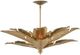 Currey & Company Tropical Vintage Brass Semi-Flush Lighting-1