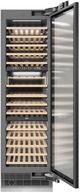 ZLINE Autograph Edition 24" 12.4 Cu. Ft. Panel Ready Column Wine Cooler with Matte Black Accents-1