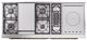 Ilve® Nostalgie II Series 60" Stainless Steel Pro Style Dual Fuel Range-4
