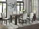 Elements International Grady 7-Piece Dark Walnut/Taupe Fabric Back Dining Set-4