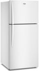 Whirlpool® 30" 19 Cu. Ft. White Top Freezer Refrigerator with Total Coverage Cooling-1
