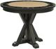 Steve Silver Co. Rylie Black Counter Dining Table with 4-Drawers and Game Top-0