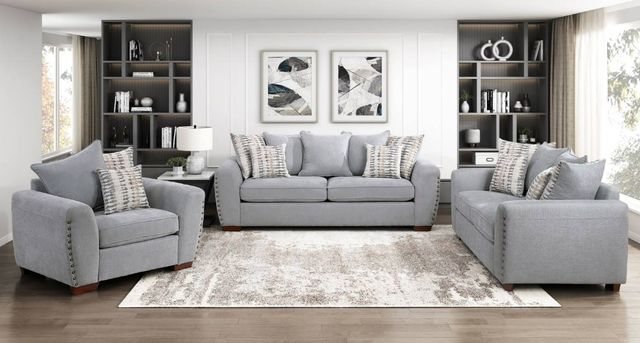 Homelegance® Silverthorne Gray Accent Chair-1