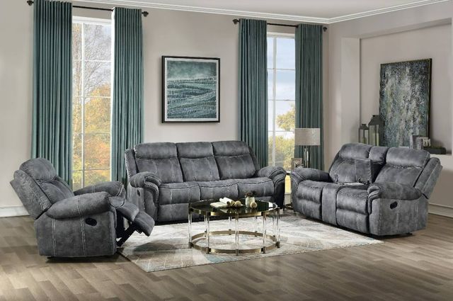 ACME Furniture Zubaida Gray Manual Glider Recliner-1