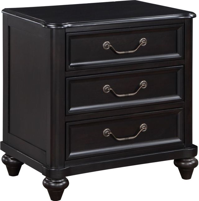 Homelegance® Herman Charcoal Brown Nightstand-0