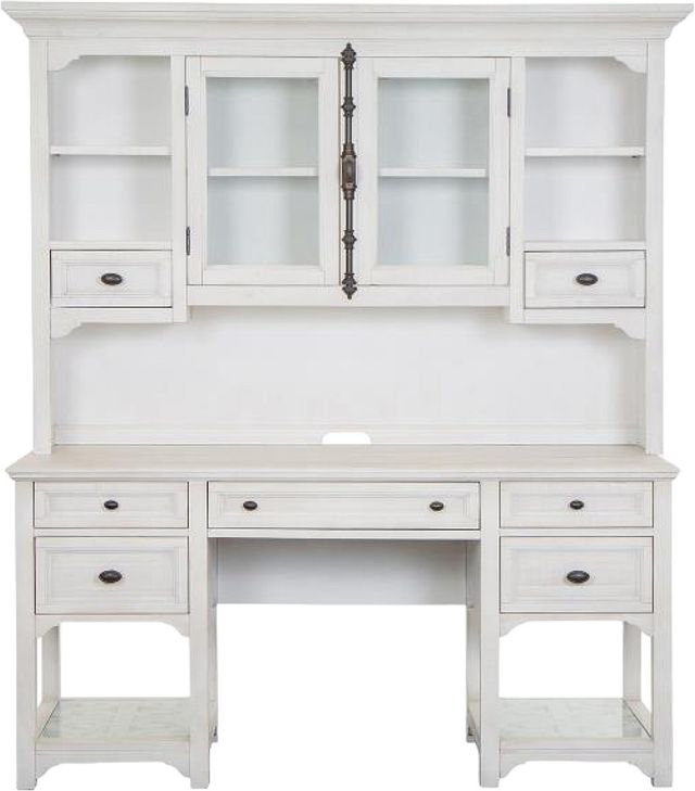 Magnussen Home® Bronwyn Alabaster Desk with Hutch-3