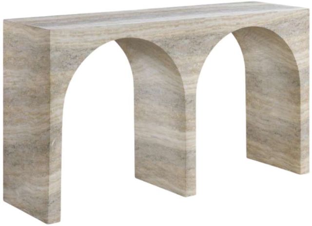 Meridian Furniture Faenza Travertine Console Table-0
