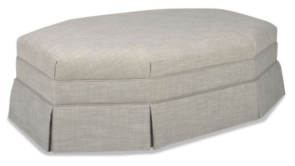 Parker Southern Eureka Light Grey Ottoman-0
