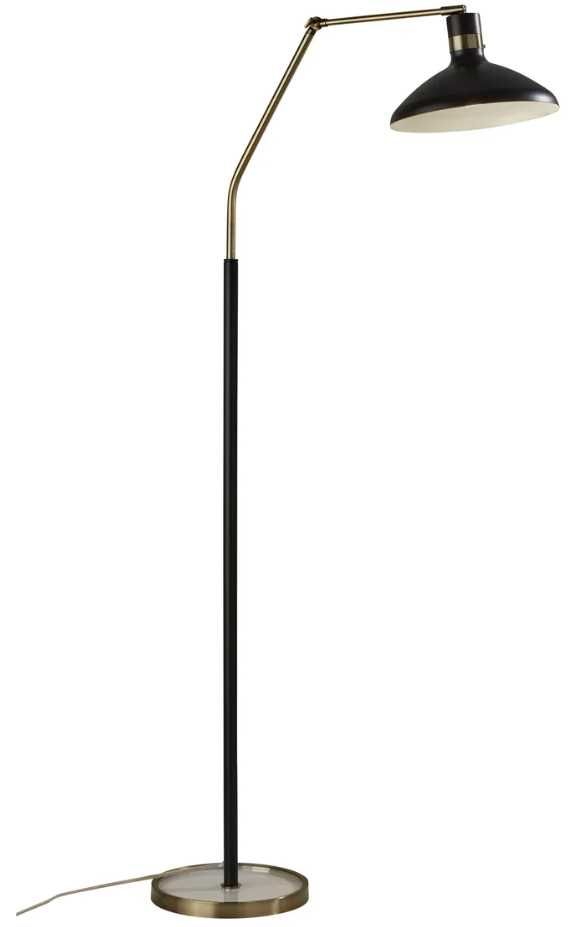Adesso® Bryson Antique Brass Task Floor Lamp-0
