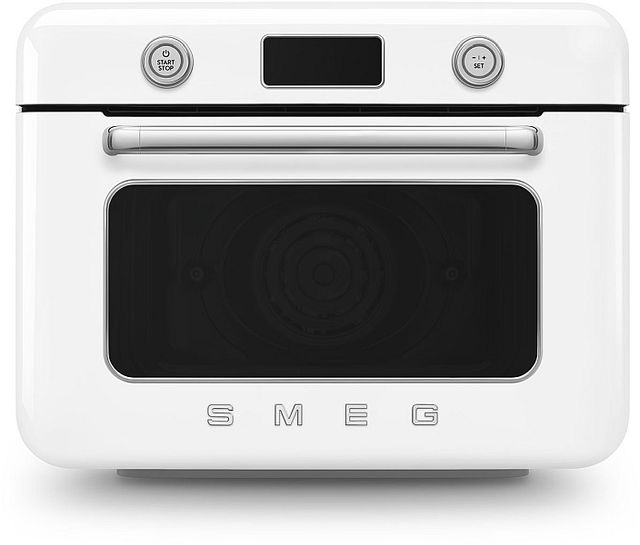 Smeg 50's Style 20" White Countertop Combi Steam Oven-0