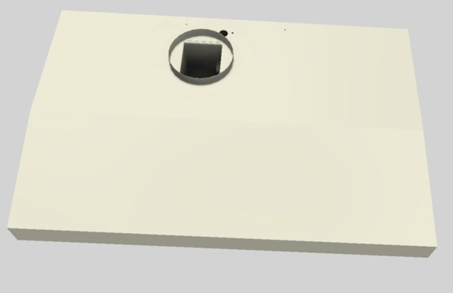 Vent-A-Hood® 42" Biscuit Wall Mounted Liner Insert-1