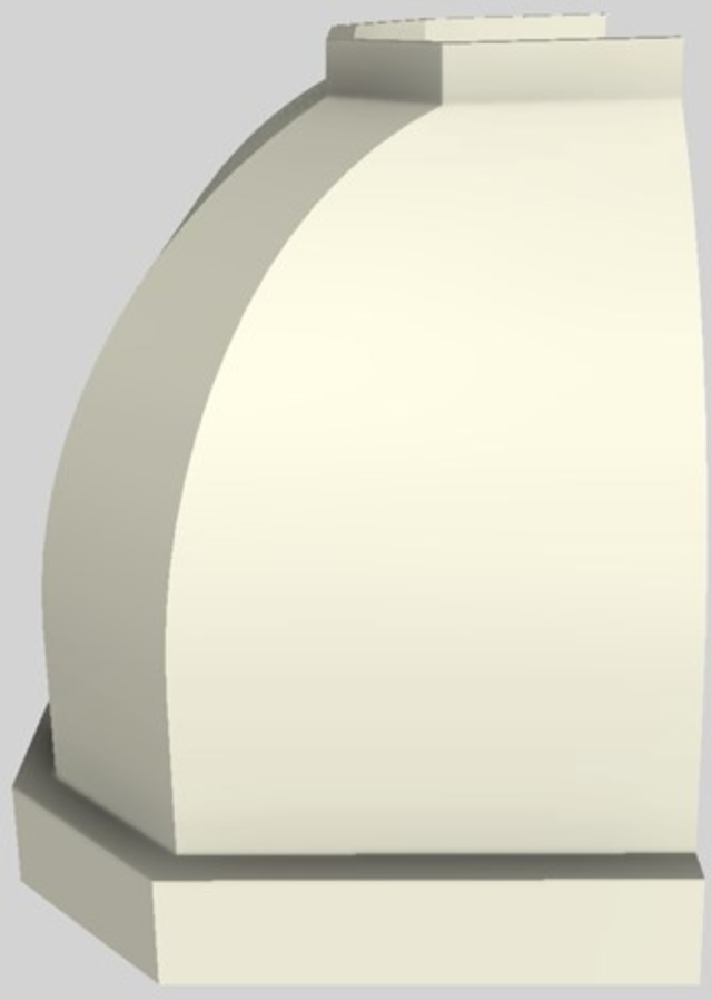 Vent-A-Hood® Designer Series 36" Biscuit Wall Mounted Range Hood-1