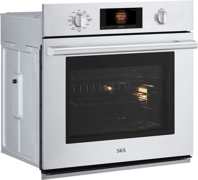 SKS 30" Stainless Steel Single Electric Wall Oven-2