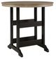 Signature Design by Ashley® Fairen Trail 5-Piece Black/Driftwood Outdoor Dining Set-1