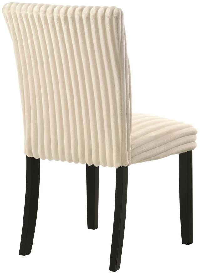 Coaster® Dermott 2-Piece Cream Upholstered Dining Side Chair Set-4