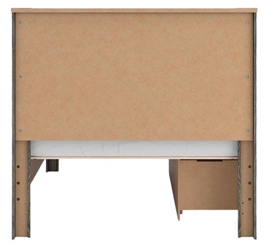 Signature Design by Ashley® Frandern Black/Gray Youth Full Storage Panel Bed-4