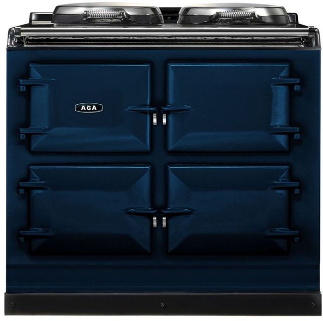 AGA 39" Dark Blue Dual Control Natural Gas Range-0
