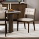 Classic Home Estelle 2-Piece Soft Cocoa Dining Chair Set-1