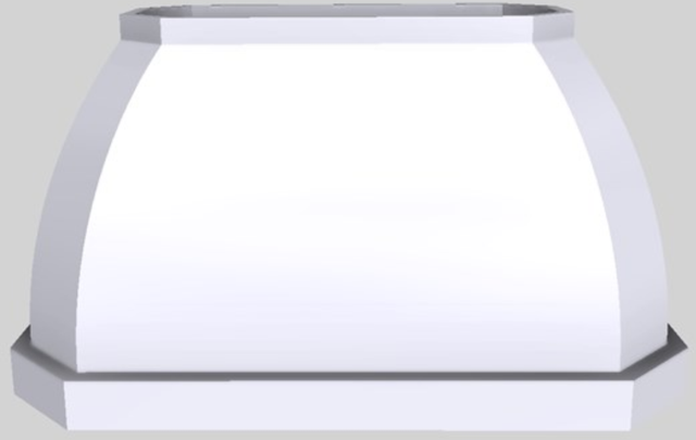 Vent-A-Hood® Designer Series 54" White Island Range Hood-0