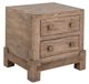 International Furniture Direct Atenas Natural Brown Nightstand-0