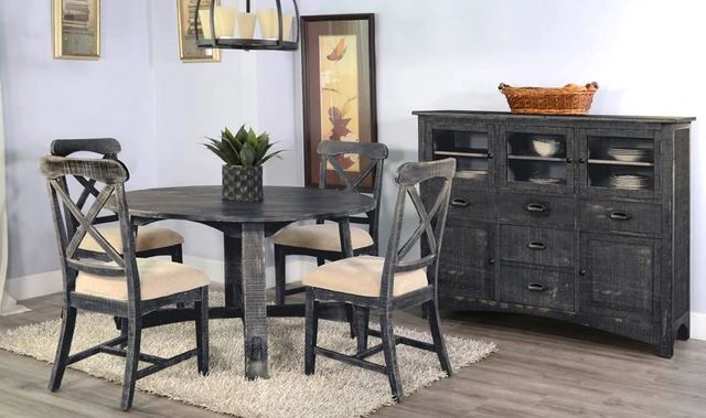 Sunny Designs™ Marina Black Sand 54" Round Dining Table-1