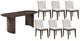New Classic® Home Furnishings Kody 5-Piece Cream/Walnut Oval Dining Table Set-0