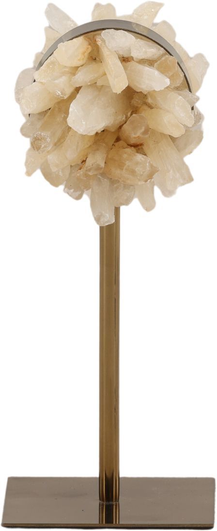 Dovetail Furniture Norbert Antique Brass/Natural Small Sculpture-1
