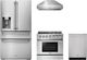 Thor Kitchen® 4 Piece Stainless Steel Gas Kitchen Package-0