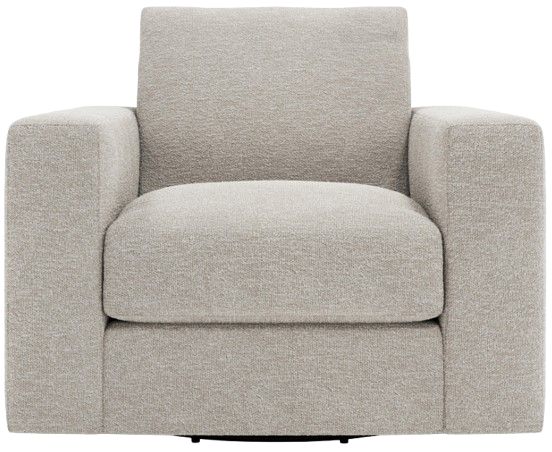 Bernhardt Drew Bernhardt Living Beige Swivel Chair-0