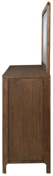 Coaster® Maderia Walnut Dresser and Mirror-2