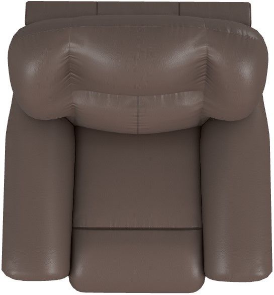 La-Z-Boy® Jasper Dark Brown Leather Power Wall Recliner with Headrest and Lumbar-4