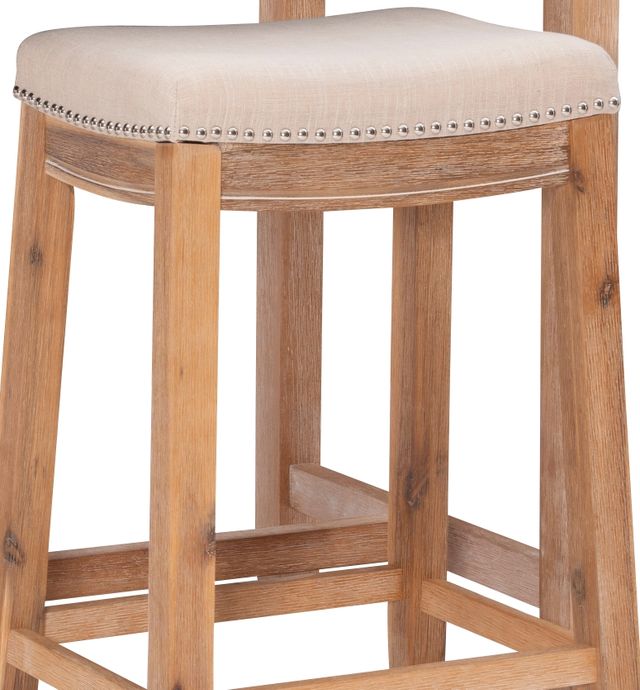 Linon Claridge 3-Piece Natural Counter Table Set-1