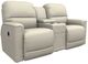 La-Z-Boy® Cade Bone Manual Reclining Loveseat with Console-0
