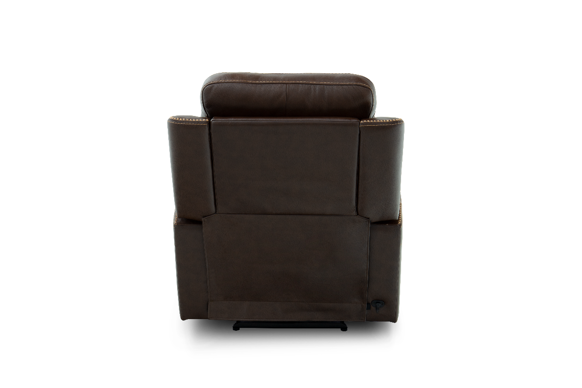 Moto Motion 828 Coffee Leather Media Power Recliner | Miskelly