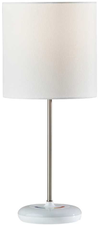 Adesso® Mia White Color Changing Table Lamp-0