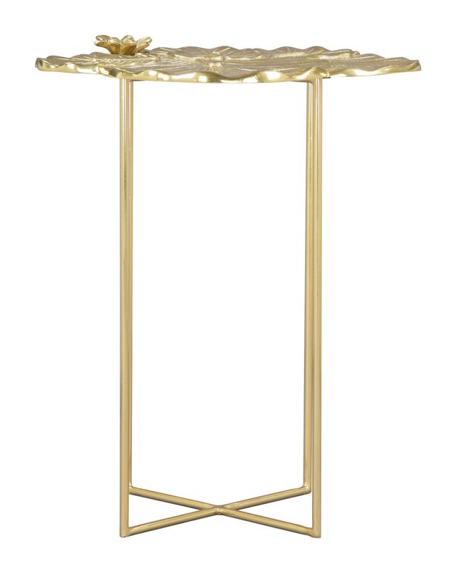 Zuo® Modern Lotus Gold Side Table-0