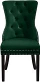 Meridian Furniture Nikki Green Velvet Dining Chair-1