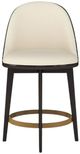 Caracole® Another Round Caracole Classic Beige/Dark Chocolate Counter Stool-1