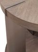 Liberty Furniture Harlow Sandstone Round End Table with Satin Nickel Base-4