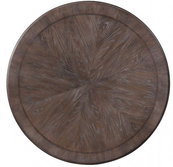 Furniture of America® Arcadia Rustic Natural Tone Round 60" Dining Table-2