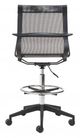 Zuo Modern Stacy Drafter Black Mesh Office Chair-4