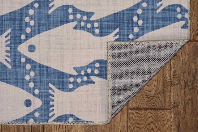 Linon Washable Seabourne 5'x7' Area Rug-3