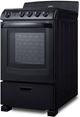 Summit® 24" Black Freestanding Electric Range-4