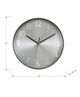 Monarch Specialties Inc. Silver 12" Wall Clock with White Numbers-2